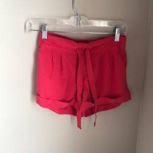 Spring break away shorts, Lululemon size 4